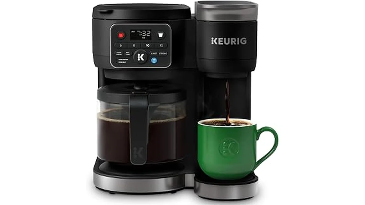 The image shows a collection of five sleek, modern best-selling coffee makers arranged attractively.